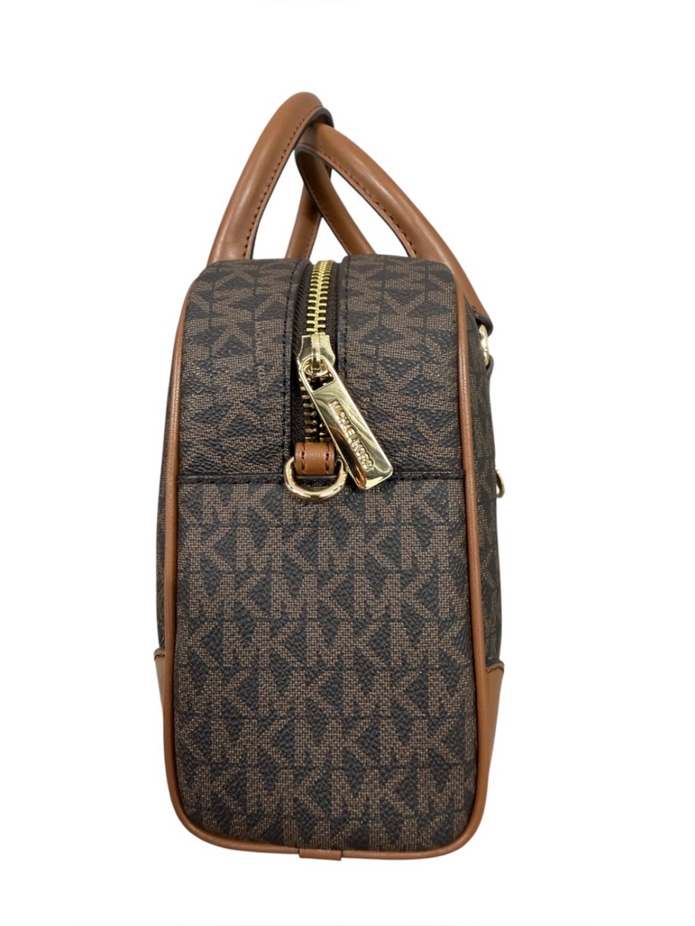 Michael Kors Thompson Medium Signature Logo Satchel - Picture 5 of 6